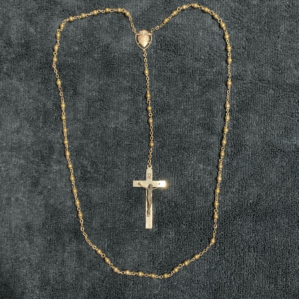 Antique INRI Rosary from Italy